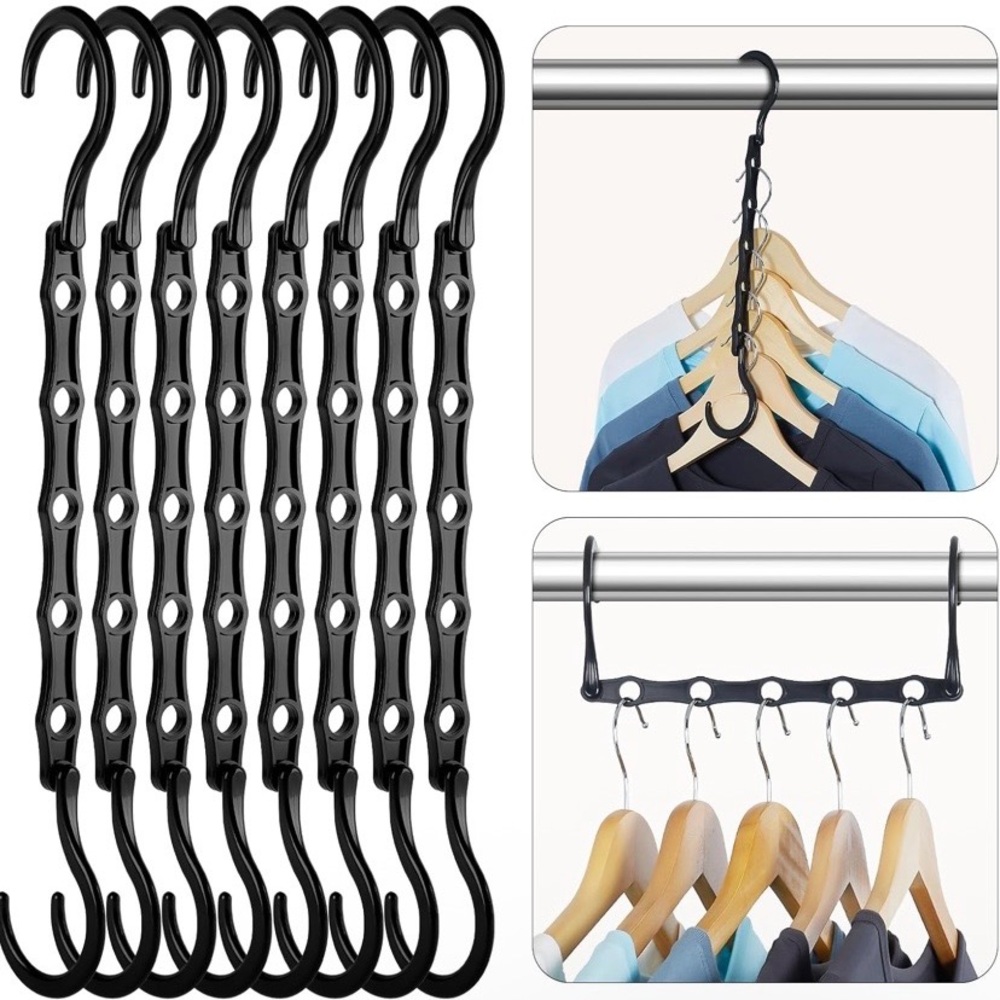 3/$15 Space Saving Magic Cascading Hangers Set of 8